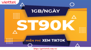 ST90K gói data tiktok viettel