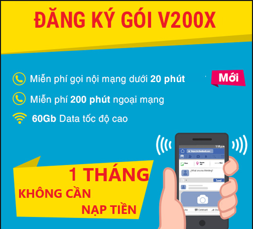 Gói cước V200X của Viettel