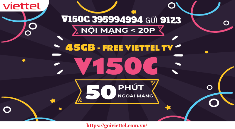 Gói cước V150C của Viettel