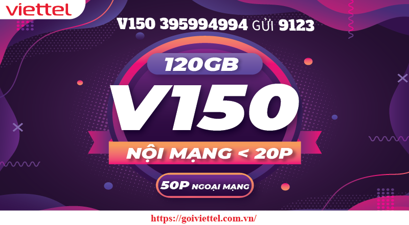 Gói cước combo V150 Viettel