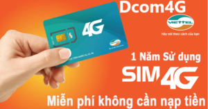 Gói Dcom 4G Sử Dụng 1 Năm Của Viettel