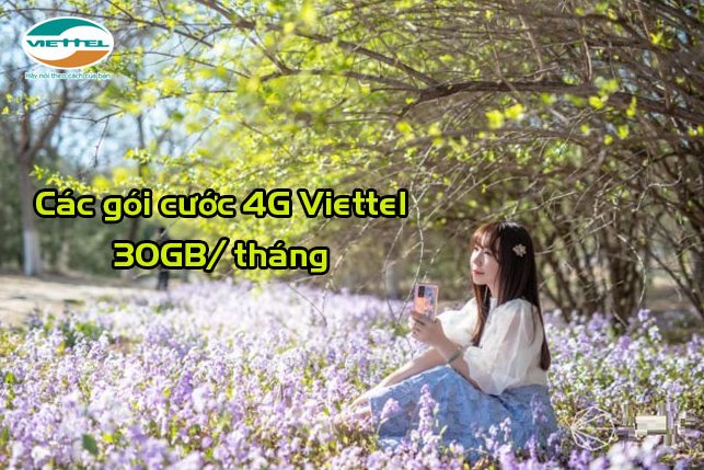 Gói 30GB Data 4G Viettel