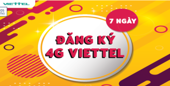 Gói Cước 4G Viettel Sử Dụng 1 Tuần