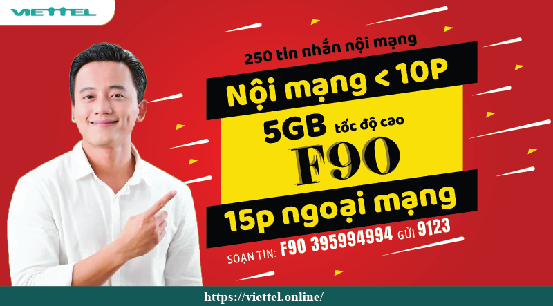 Gói cước F90 nhận ngay Combo ưu đãi