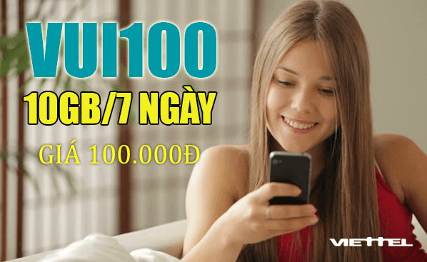 Gói cước 4G VUI100 Viettel