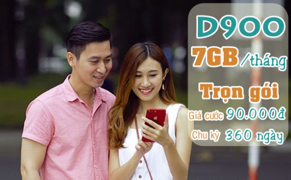 Gói cước D900 của Viettel