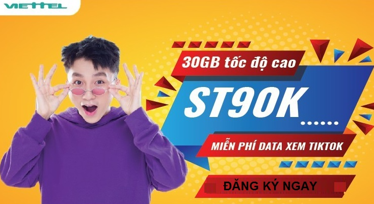 ST90K gói data tiktok viettel