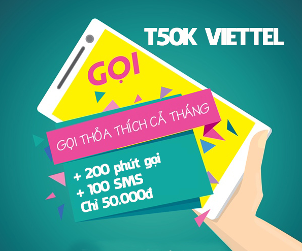 Gói cước T50K Viettel