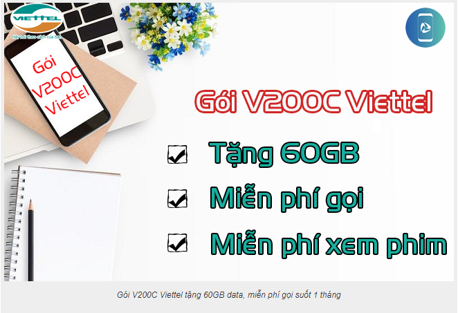 Gói cước V200C của Viettel