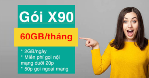 Cách đăng ký gói X90 của Viettel