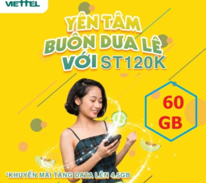 Gói 120K Có 60GB Data Tốc Độ Cao